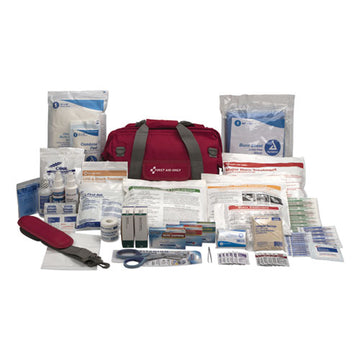 First Aid Only™ All Terrain First Aid Kit, 112 Pieces, Ballistic Nylon, Red freeshipping - TVN Wholesale